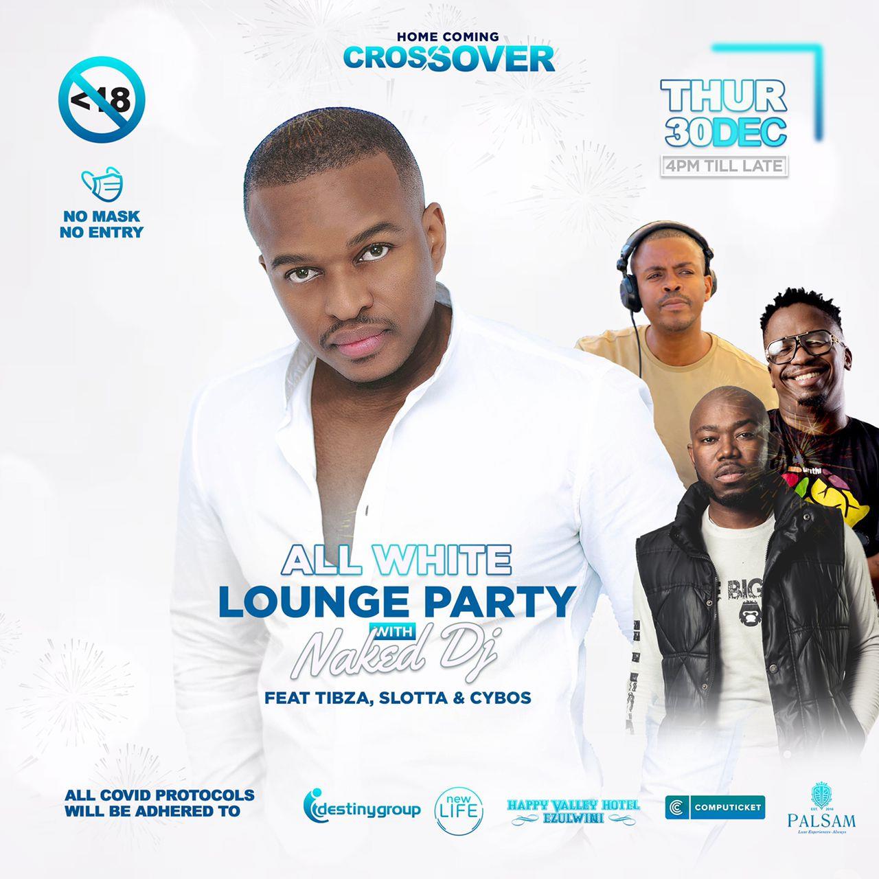 Home Coming Crossover - All White Lounge Party With Naked DJ Pic